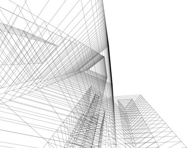 minimal geometrik şekiller, mimari çizgiler