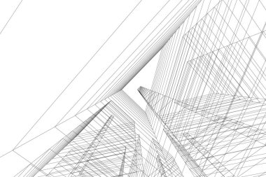 minimal geometrik şekiller, mimari çizgiler