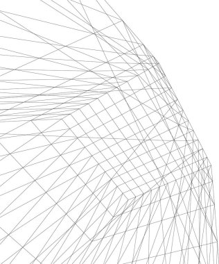 minimal geometrik şekiller, mimari çizgiler