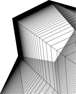 minimal geometrik şekiller, mimari çizgiler