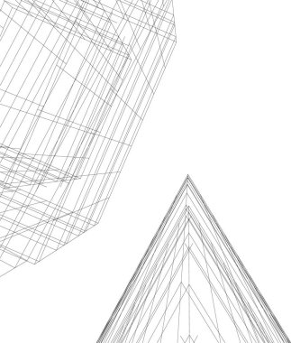 minimal geometrik şekiller, mimari çizgiler