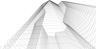 minimal geometrik şekiller, mimari çizgiler