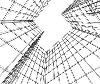 minimal geometrik şekiller, mimari çizgiler