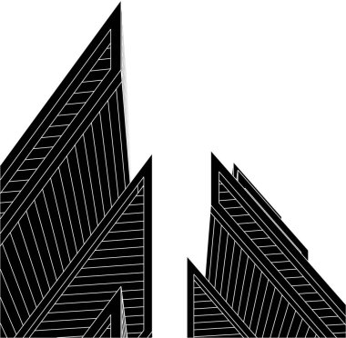 minimal geometrik şekiller, mimari çizgiler