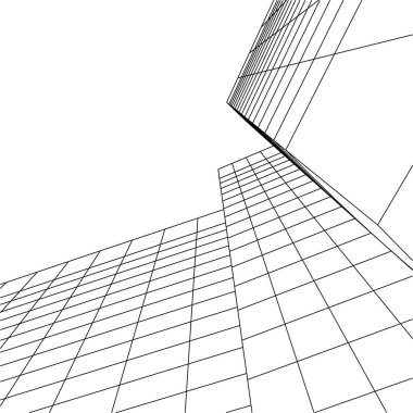 minimal geometrik şekiller, mimari çizgiler