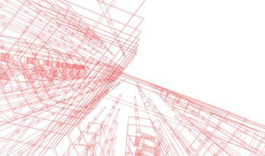 minimal geometrik şekiller, mimari çizgiler