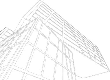 minimal geometrik şekiller, mimari çizgiler