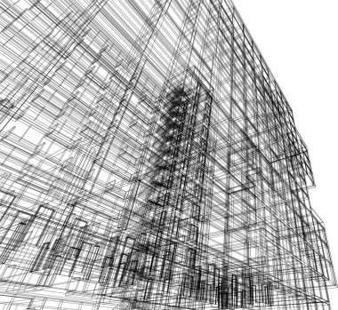 minimal geometrik şekiller, mimari çizgiler