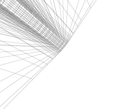 minimal geometrik şekiller, mimari çizgiler