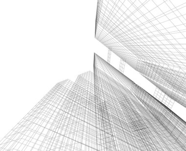 minimal geometrik şekiller, mimari çizgiler