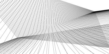 minimal geometrik şekiller, mimari çizgiler