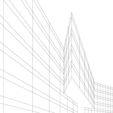 minimal geometrik şekiller, mimari çizgiler