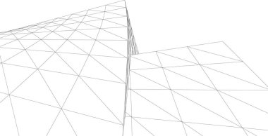 minimal geometrik şekiller, mimari çizgiler