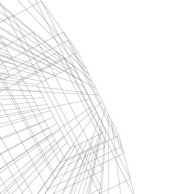 minimal geometrik şekiller, mimari çizgiler