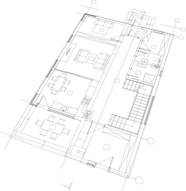 minimal geometrik şekiller, mimari çizgiler