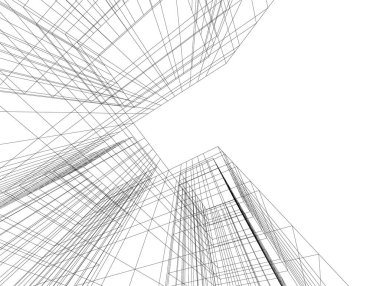 minimal geometrik şekiller, mimari çizgiler