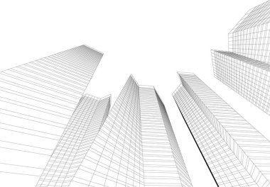 minimal geometrik şekiller, mimari çizgiler