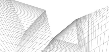 minimal geometrik şekiller, mimari çizgiler