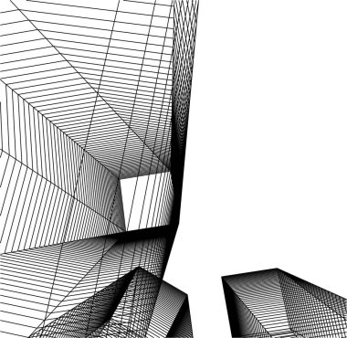 minimal geometrik şekiller, mimari çizgiler