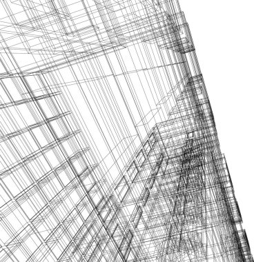 minimal geometrik şekiller, mimari çizgiler