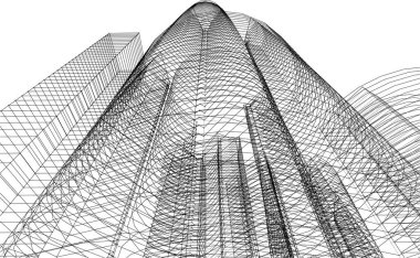 minimal geometrik şekiller, mimari çizgiler