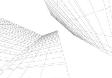 minimal geometrik şekiller, mimari çizgiler