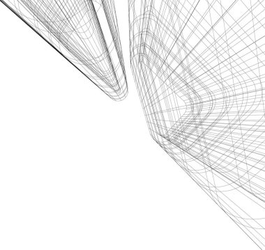 minimal geometrik şekiller, mimari çizgiler