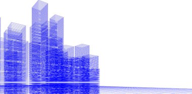 minimal geometrik şekiller, mimari çizgiler