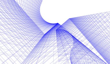 minimal geometrik şekiller, mimari çizgiler