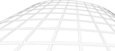 minimal geometrik şekiller, mimari çizgiler