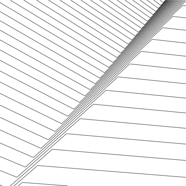 Minimale Geometrische Formen Architektonische Linien — Stockvektor