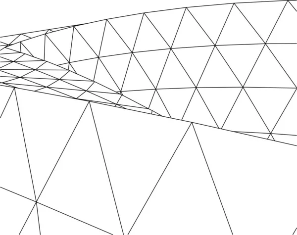 Formas Geométricas Mínimas Linhas Arquitetônicas — Vetor de Stock