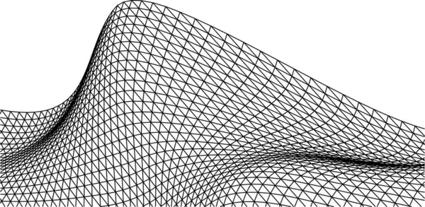 Líneas Abstractas Dibujo Concepto Arte Arquitectónico Formas Geométricas Mínimas — Archivo Imágenes Vectoriales