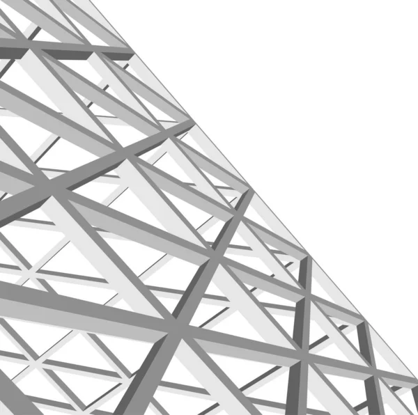 Formas Geométricas Mínimas Linhas Arquitetônicas —  Vetores de Stock