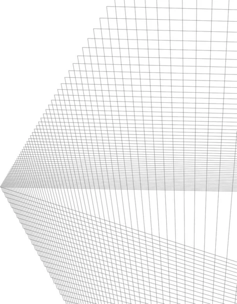 Formas Geométricas Mínimas Líneas Arquitectónicas — Vector de stock