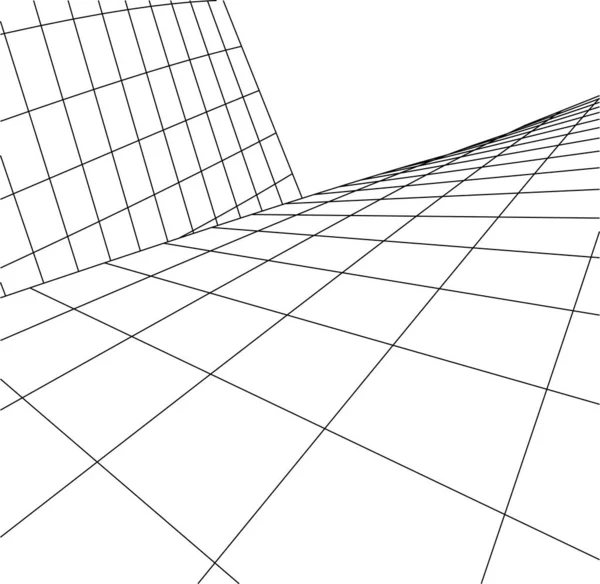 Formas Geométricas Mínimas Líneas Arquitectónicas — Vector de stock