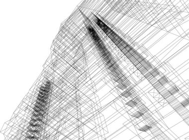 minimal geometrik şekiller, mimari çizgiler