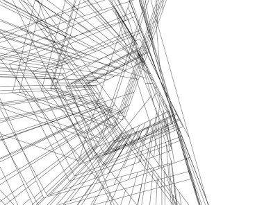 minimal geometrik şekiller, mimari çizgiler