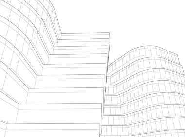 minimal geometrik şekiller, mimari çizgiler