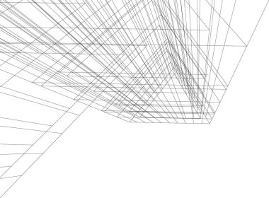 minimal geometrik şekiller, mimari çizgiler