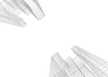 minimal geometrik şekiller, mimari çizgiler