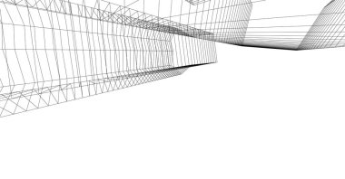 minimal geometrik şekiller, mimari çizgiler