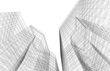 minimal geometrik şekiller, mimari çizgiler