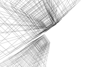 minimal geometrik şekiller, mimari çizgiler