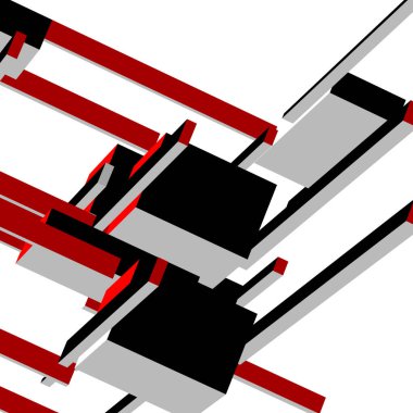 minimal geometrik şekiller, mimari çizgiler