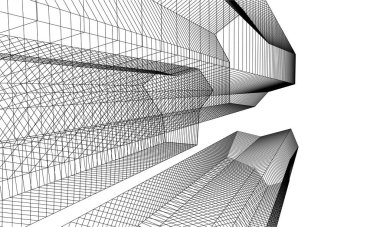 minimal geometrik şekiller, mimari çizgiler