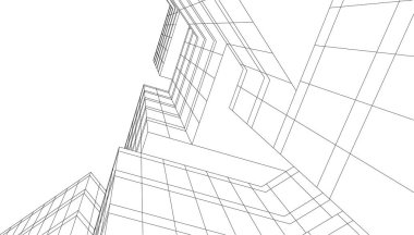 minimal geometrik şekiller, mimari çizgiler