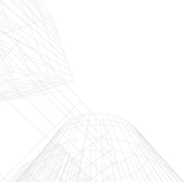minimal geometrik şekiller, mimari çizgiler