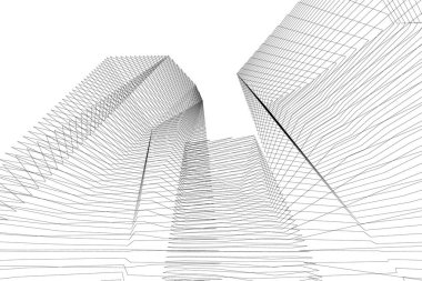 minimal geometrik şekiller, mimari çizgiler