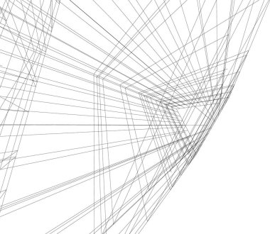 minimal geometrik şekiller, mimari çizgiler